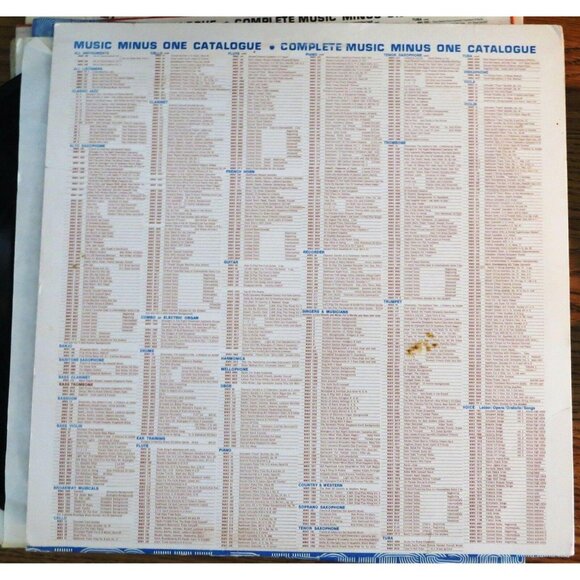 Sound of Music Vinyl Orchestral Background Broadway MMO1034 Blue Cover 14503-DW - Picture 2 of 2